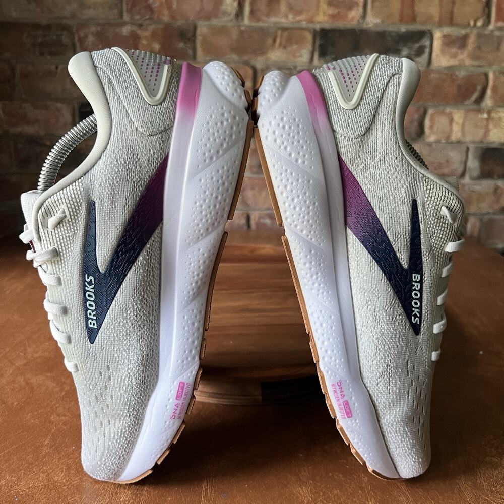 Brooks Ghost 16 Women's 9.5 D Gray Purple Neutral Cushion Running Shoes Sneakers - Picture 16 of 16